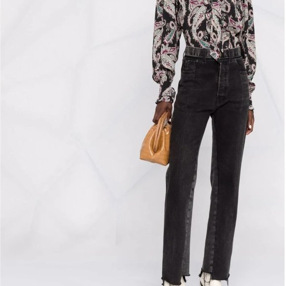Isabel Marant Paisley Print Silk Blouse - Picture 3 of 7